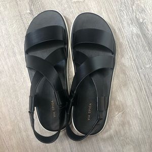 NIB Via Spiga Kalia Leather Strappy Sandal